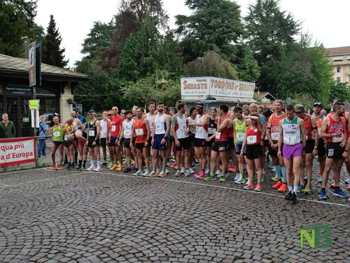 Biella-Santuario di Graglia in 147 sulla linea di partenza in via La Marmora FOTO e VIDEO Davide Finatti per newsbiella.it