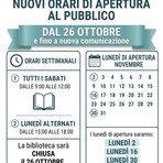 Biblioteca di Benna, nuovi orari di apertura al pubblico Biblioteca di Benna, nuovi orari di apertura al pubblico