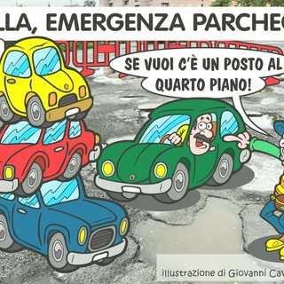 Biella, via Cernaia chiusa: parcheggiare diventa un’impresa