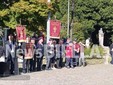 Ai Giardini Zumaglini un monumento per ricordare Francesco Cusano. Olivero: "Un'opera capace di parlare a tutti" FOTO e VIDEO Mattia Baù per newsbiella.it