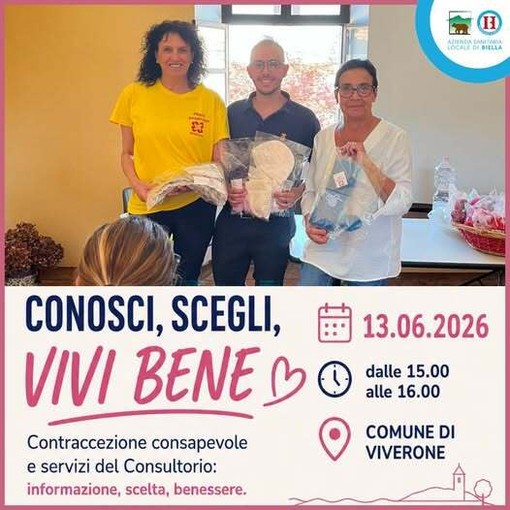 Contraccezione consapevole, a Viverone incontro tra cittadini e ASL BI - Foto dalla pagina Facebook ASL Bi Contraccezione consapevole, a Viverone incontro tra cittadini e ASL BI - Foto dalla pagina Facebook ASL Bi