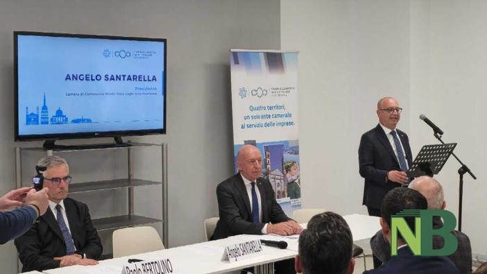 Camera di Commercio Alto Piemonte, Angelo Santarella eletto presidente per i prossimi 5 anni (servizio di Mauro Benedetti per newsbiella.it)