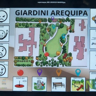 La nuova cartellonistica agli Arequipa alla portata di tutti, sabato l'inaugurazione