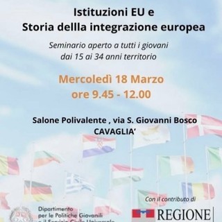 Storia della integrazione europea, se ne parla a Cavaglià, giovani a rapporto