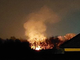 Nella notte tornano a bruciare i boschi a Candelo, Vigili del Fuoco di nuovo in azione (foto di Stefania)