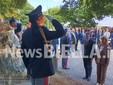 Ai Giardini Zumaglini un monumento per ricordare Francesco Cusano. Olivero: "Un'opera capace di parlare a tutti" FOTO e VIDEO Mattia Baù per newsbiella.it