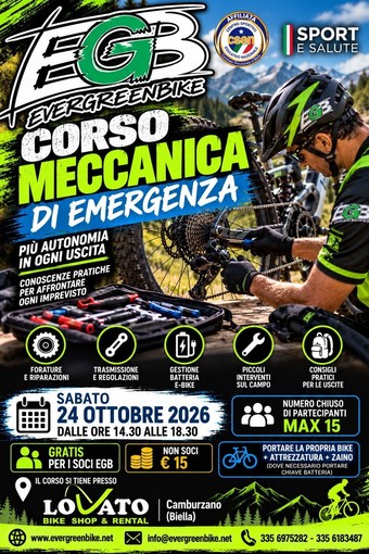 Evergreen Bike lancia il “Corso di Meccanica di Emergenza”: autonomia e sicurezza per ogni uscita Evergreen Bike lancia il “Corso di Meccanica di Emergenza”: autonomia e sicurezza per ogni uscita