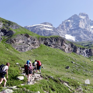 Nella foto immagine del trekking 2023 da Piedicavallo al Cervino