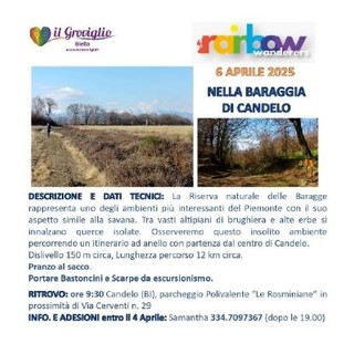 Con Il Groviglio una camminata Rainbow da Candelo alla Baraggia