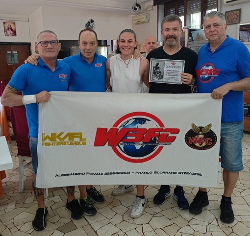 Fitness Club Biella: Coppola e Ravetto cinture nere di Kick Boxing.