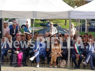 Ai Giardini Zumaglini un monumento per ricordare Francesco Cusano. Olivero: "Un'opera capace di parlare a tutti" FOTO e VIDEO Mattia Baù per newsbiella.it