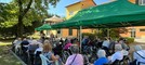 Festa in giardino alla casa di riposo Frassati di Pollone