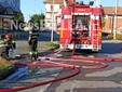Container a fuoco lungo la Trossi FOTO e VIDEO Mattia Baù per newsbiella.it