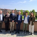 Biella, il rettore del Politecnico in visita al campus di Città Studi