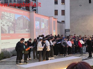 Moggio: “Un nuovo volto per il cuore di Cossato”, inaugurata la piazza dedicata a Virginia Angela Borrino FOTO Catia Ciccarelli per newsbiella.it