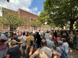 "Giù le mani dai ciliegi": a Biella cittadini in piazza contro il progetto agli Zumaglini FOTO e VIDEO Massimo Giacobbe per newsbiella.it
