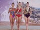 Impegni internazionali per la Rhythmic School, FOTO. Nella foto Ginevra Bravaccino, Martina Brocchi e Elena Pavanetto Impegni internazionali per la Rhythmic School, FOTO. Nella foto Ginevra Bravaccino, Martina Brocchi e Elena Pavanetto