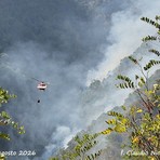 Coggiola, lo scatto di Claudio Nicola durante i lanci d’acqua