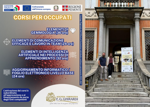 L’Agenzia Formativa “E.G. Ghirardi” avvia le iscrizioni ai percorsi di formazione per occupati