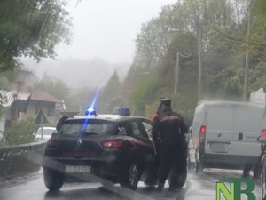 Scontro tra auto in via Ogliaro, traffico e lunghe code tra Biella e Andorno Micca (foto di Mattia Baù per newsbiella.it)
