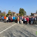 8 marzo, passeggiata solidale a Vigliano Biellese: sono 300 alla partenza - Servizio di Massimo Giacobbe per newsbiella.it