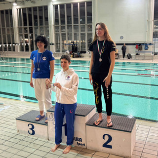 Il Circolo Subacquei Biella apre la stagione agonistica di apnea con un podio a Torino, foto Sudano Ilaria