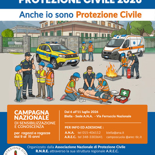 Biella ospita il Campo Scuola della Protezione Civile: aperto ai ragazzi dai 9 ai 15 anni