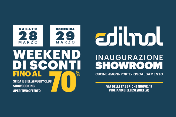 Weekend di sconti fino al 70% da Edilnol: il 28 e 29 marzo