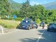 In foto, uno dei due incidenti avvenuti a Tollegno In foto, uno dei due incidenti avvenuti a Tollegno