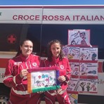 Croce Rossa in visita alle scuole di Ponderano, protagonista il progetto "Bimbi a bordo" (foto dalla pagina Facebook di Croce Rossa Italiana - Comitato di Biella)