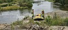 Castelletto Cervo, proseguono le ricerche lungo il guado e la persona dispersa è ancora senza nome FOTO e  VIDEO Mauro Benedetti e Catia Ciccarelli per newsbiella.it