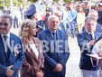 Ai Giardini Zumaglini un monumento per ricordare Francesco Cusano. Olivero: "Un'opera capace di parlare a tutti" FOTO e VIDEO Mattia Baù per newsbiella.it