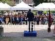 Ai Giardini Zumaglini un monumento per ricordare Francesco Cusano. Olivero: "Un'opera capace di parlare a tutti" FOTO e VIDEO Mattia Baù per newsbiella.it