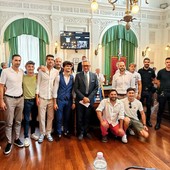 Biella, la squadra di calcio del Comune ricevuta dal sindaco assieme alla coppa del Torneo degli Enti 2026 (foto dalla pagina Facebook di Città di Biella) Biella, la squadra di calcio del Comune ricevuta dal sindaco assieme alla coppa del Torneo degli Enti 2026 (foto dalla pagina Facebook di Città di Biella)