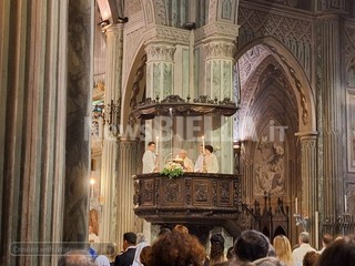 Corpus Domini a Biella: fedeli in processione dopo la Messa FOTO Nicola Rasolo per newsbiella.it