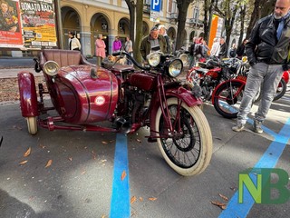 Rievocazione del circuito motociclistico di Biella 1939, ospite d'onore: Giacomo Agostini FOTO Davide Finatti