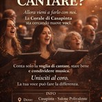 La Corale di Casapinta cerca nuove voci, unisciti al coro La Corale di Casapinta cerca nuove voci, unisciti al coro