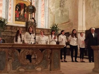 "Notte di note" del Coro la Campagnola a Mottalciata con ospiti OUT OF TIME e il Valsassina FOTO Di Lauretta Gronda