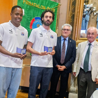 Panathlon Biella, nuovo convivio tra prove sportive del volley e un nuovo socio FOTO