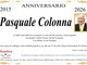 Pasquale Colonna, anniversario