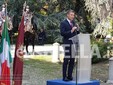 Ai Giardini Zumaglini un monumento per ricordare Francesco Cusano. Olivero: "Un'opera capace di parlare a tutti" FOTO e VIDEO Mattia Baù per newsbiella.it