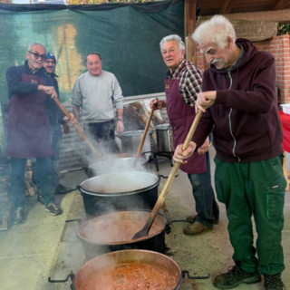 Carnevale a Gifflenga, bel momento di comunità tra fagiolata e giochi di una volta