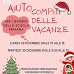 Aiuto compiti natalizio alla Biblioteca Civica di Benna Aiuto compiti natalizio alla Biblioteca Civica di Benna