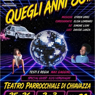 Teatro dello Zircone, debutto a Chiavazza con lo spettacolo “Quegli anni '80...”