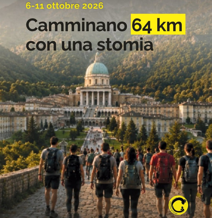 Cammino di Oropa 2026, sei persone con stomia in cammino per dimostrare che nulla è impossibile Cammino di Oropa 2026, sei persone con stomia in cammino per dimostrare che nulla è impossibile