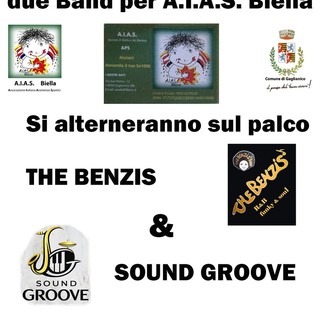 A Gaglianico sul palco i The Benzis e Sound Groove a favore di A.I.A.S