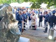 Ai Giardini Zumaglini un monumento per ricordare Francesco Cusano. Olivero: "Un'opera capace di parlare a tutti" FOTO e VIDEO Mattia Baù per newsbiella.it