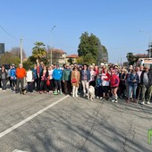 8 marzo, passeggiata solidale a Vigliano Biellese: sono 300 alla partenza - Servizio di Massimo Giacobbe per newsbiella.it