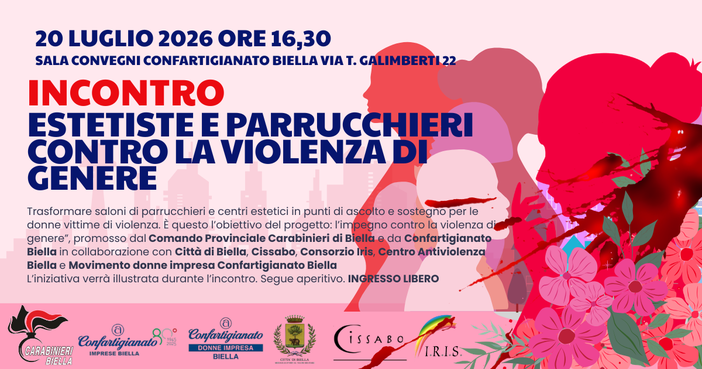 Violenza di genere, se ne parla nella sala convegni di Confartigianato Imprese Biella Violenza di genere, se ne parla nella sala convegni di Confartigianato Imprese Biella