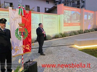 Moggio: “Un nuovo volto per il cuore di Cossato”, inaugurata la piazza dedicata a Virginia Angela Borrino FOTO Catia Ciccarelli per newsbiella.it